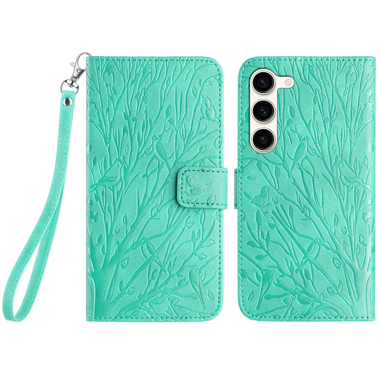 For Samsung Galaxy S23 Leather Case Wallet Stand Protective Phone Cover For Samsung Galaxy S23 Leather Case Wallet Stand Protective Phone Cover